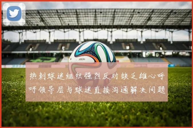 热刺球迷组织强烈反对缺乏雄心呼吁领导层与球迷直接沟通解决问题